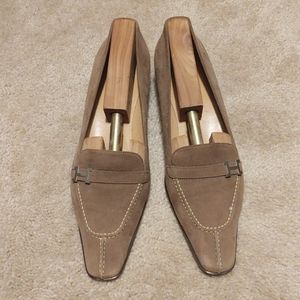 Hermes Suede Shoes Size 38